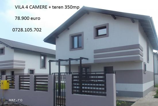 Vila 4 camere parter + etaj / comuna berceni sud