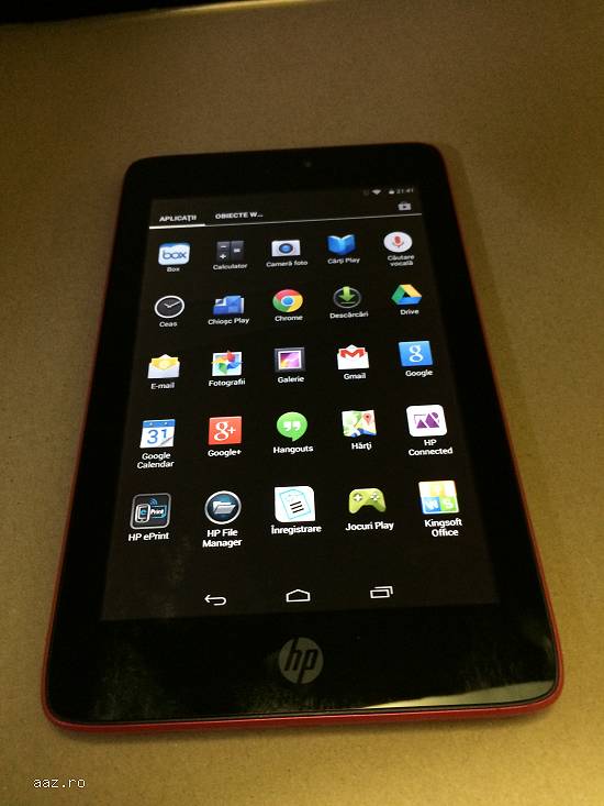 Tableta HP SLATE 7 cu procesor Duad-Core