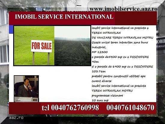 VENDERE TERRENO ROMANIA