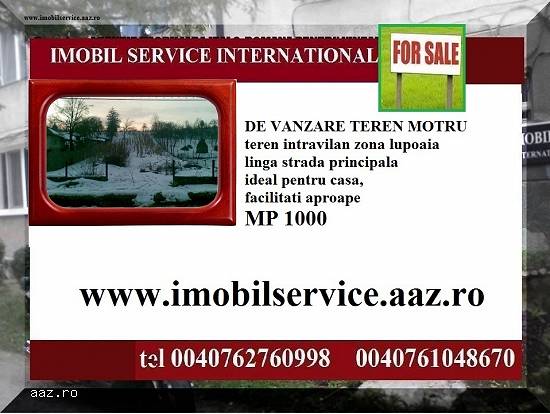 VENDERE TERRENO ROMANIA
