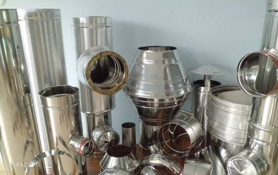 Executam cos de fum din inox sau tabla galvan