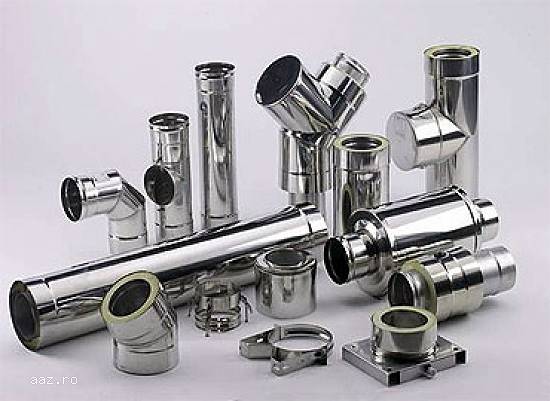 Executam cos de fum din inox sau tabla galvan