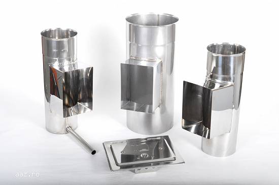 Executam cos de fum din inox sau tabla galvan