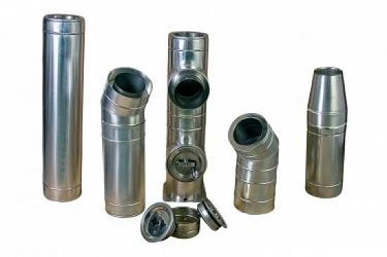 Executam cos de fum din inox sau tabla galvan