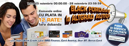 Piese originale Ford. Reduceri masive si plata in 12 rate!