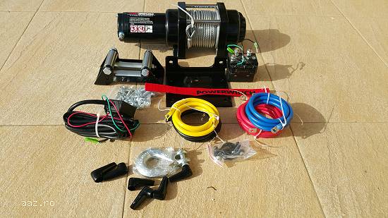 PROMOTIE! ATV. Troliu electric de 3500lbs (trage 1580kg) la 12V