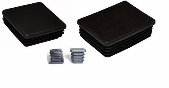 Dop plastic patrate 15x15mm,  rotunde 60mm