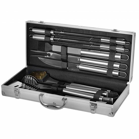 Set ustensile inox pentru gratar
