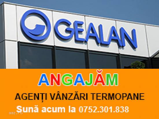 Angajam agenti vanzari pentru Showroom termopane