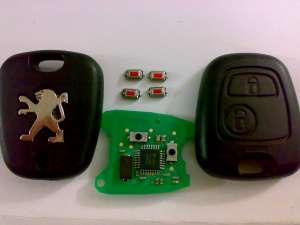 CHEIE ORIGINALA SI BUTOANE TELECOMANDA PTR ORICE PEUGEOT 307, 206, 406..SI NU NUMAI
