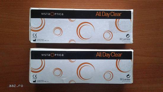 Lentile contact,  purtare 1 zi: originale/sigilate marca VISTA OPTICA