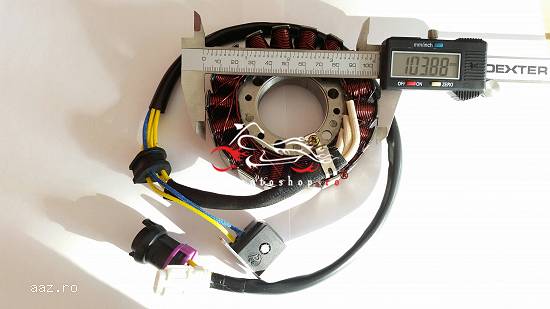 Stator 18 bobine ATV 300-400cc -diametru 104mm (Panther,  Allroad,  Buyang,  Daelim)