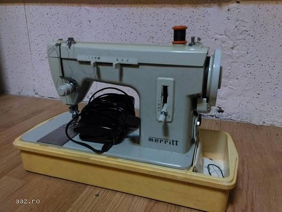 Mașină de cusut Merritt - Singer.Funcțională,  pregătită de treaba. Ac