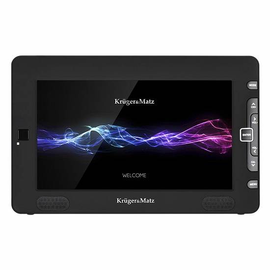 Televizor auto portabil  Kruger & Matz 9" cu DVB-T2 HD