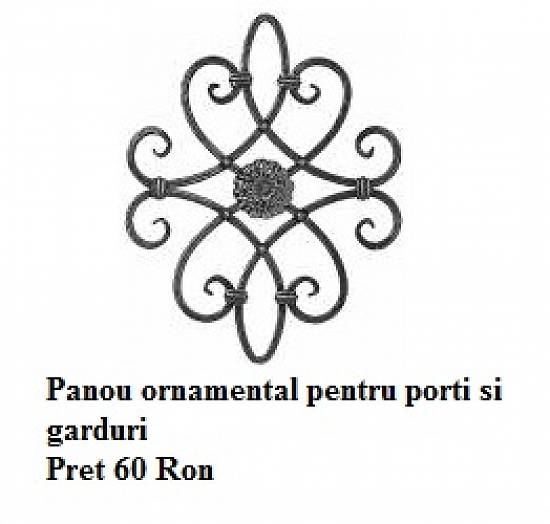 Elemente din fier,  sudabile,  pentru garduri si porti,  Timis