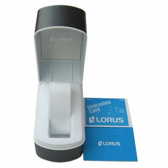 Ceas Lorus Curea Piele Neagra Afisaj Data