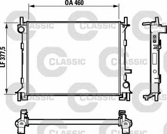 Ventinlator,  Radiator 1.6 16V