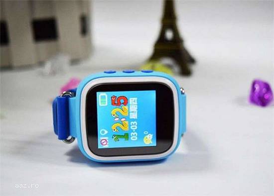 Ceas Smartwatch monitorizare copii cu GPS si functie apel