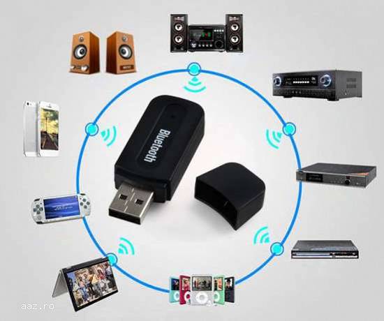 Receptor audio bluetooth ,  Stereo 3.5mm wireless