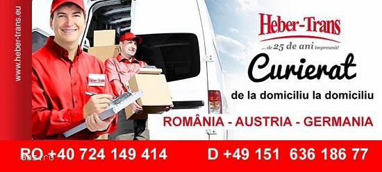 TRANSPORT COLETE ROMANIA- AUSTRIA- GERMANIA