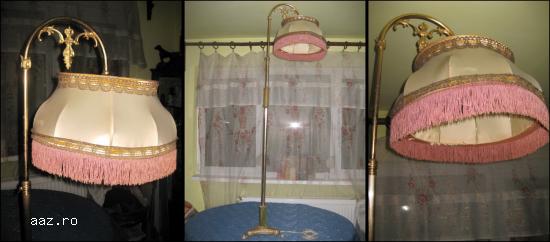 Splendid Lampadar vechi stil Louis 16 Franta bronz aurit anii 1900.
