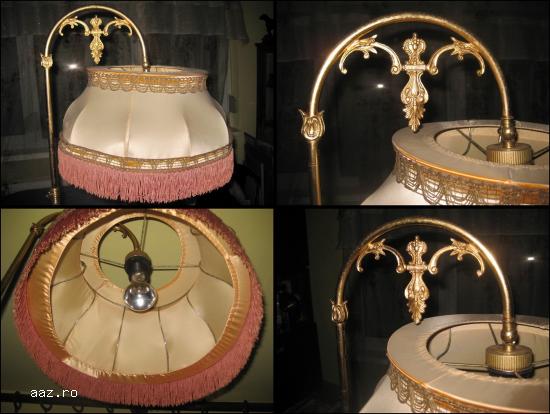 Splendid Lampadar vechi stil Louis 16 Franta bronz aurit anii 1900.