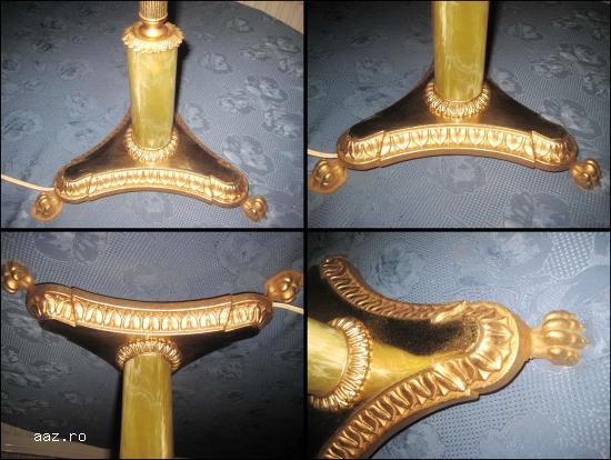 Splendid Lampadar vechi stil Louis 16 Franta bronz aurit anii 1900.