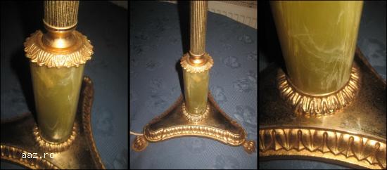 Splendid Lampadar vechi stil Louis 16 Franta bronz aurit anii 1900.