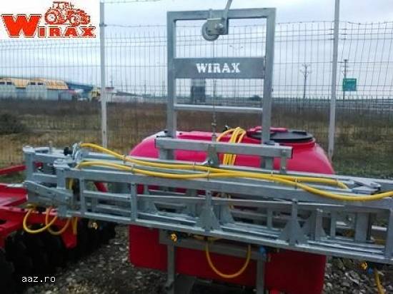 Erbicidator agricol WIRAX de 800 l  lanci 15 m