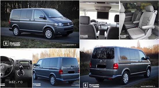 Inchiriere auto 8 / 9 locuri rent a car / van 8+1 locuri / microbuz