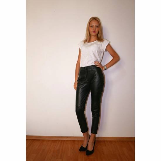 Oferta: pantaloni dama piele naturala