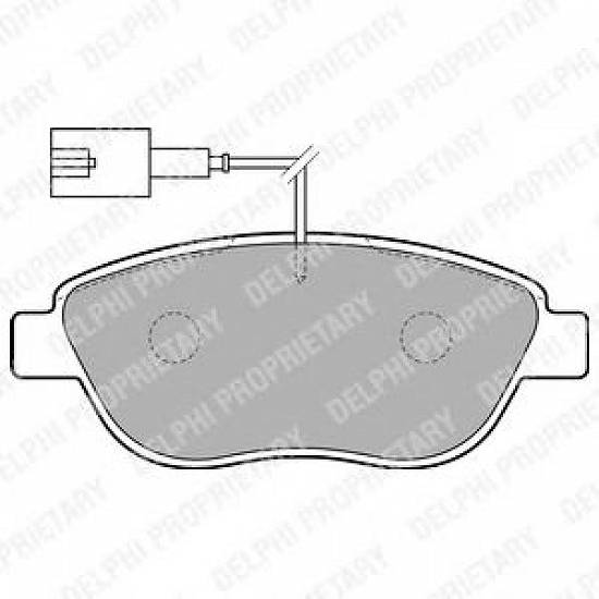 Placute Frana Fiat Bravo II (198) 1.6D MULTIJET