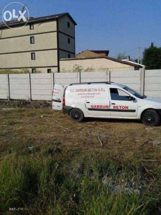 Gard garduri beton montaj transport