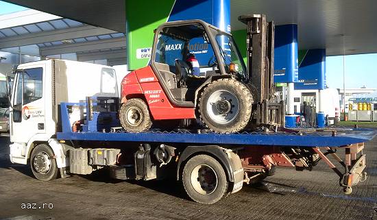 Transport stivuitoare si tractări auto