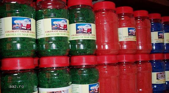 colorant aroma vata de zahar