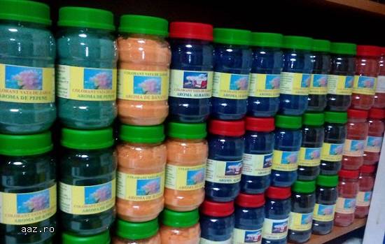 colorant aroma vata de zahar