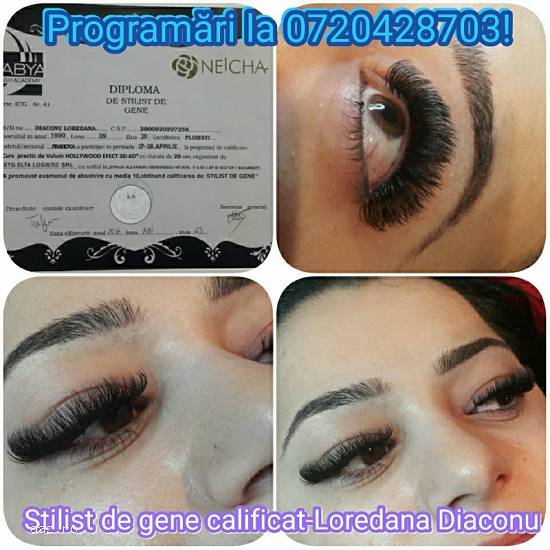 Extensii de Gene Fir cu Fir/2D/3D/Russian Volume-PLOIESTI