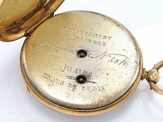 ceas de buzunar aur 18k francez cu cheie anul 1900 superba