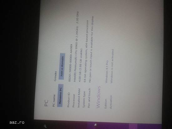 Toshiba satellite  C850 1kn