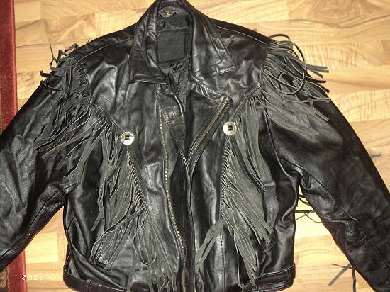 geaca moto chopper indian rock- piele naturala cu franjuri
