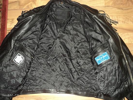 geaca moto chopper indian rock- piele naturala cu franjuri