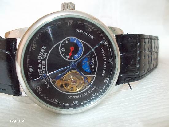 ieftin,  ceas automatic A.Lange&Sohne ( rw 1:1 germany ),  cronograph,  impecabil