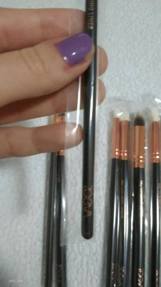 Set 15 pensule machiaj originale zoeva par natural