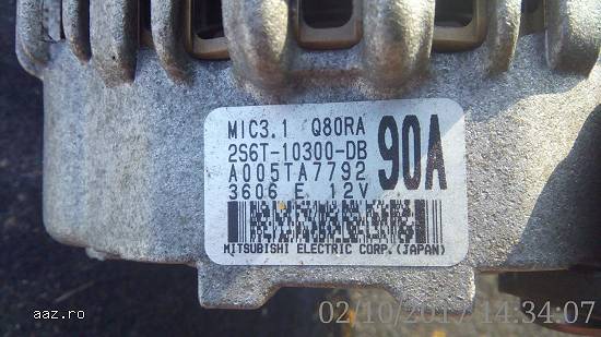 Alternator Ford Fusion 1,  6 benzina
