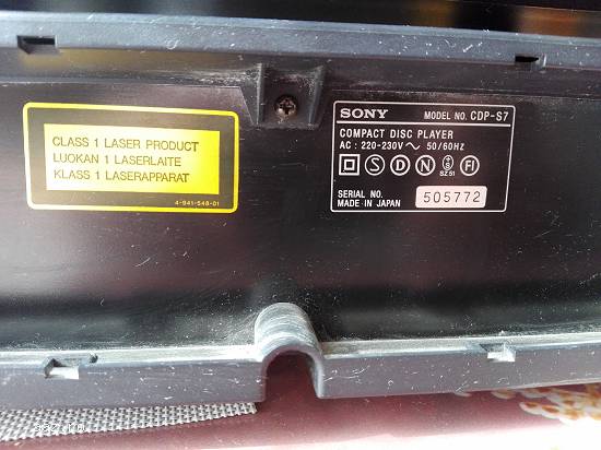 Sony CD player si Fm-am tuner