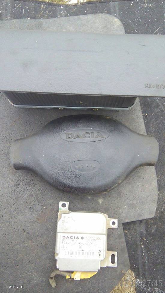 Set   Airbag volan,  pasager,  calculator Dacia Logan an 2005
