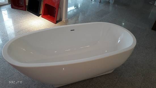 cada baie compozit ovala freestanding