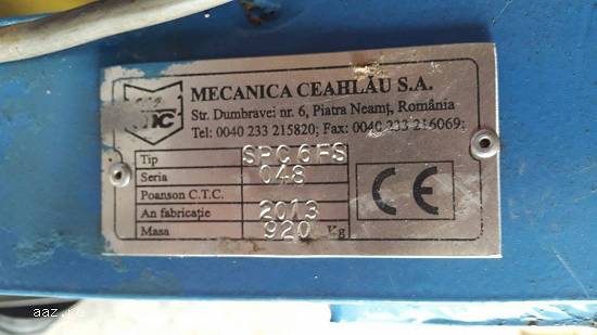 Semanatoare plante prasitoare,    marca Mecanica Ceahlau,    model SPC6FS  .