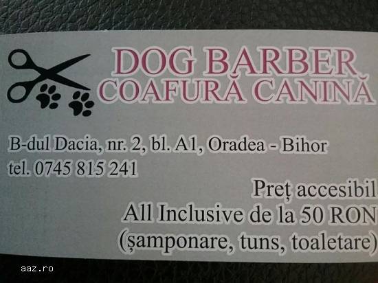 Salon coafura canina,   frizerie canina Dog Barber