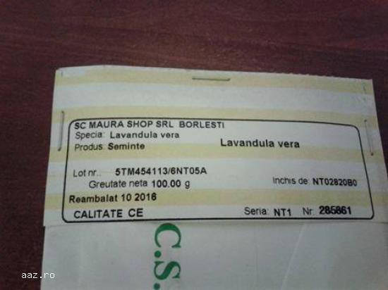 Vand seminte lavanda angustifolia True (Vera)-PROMOTIE
